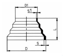 PVDF 对焊管件 同心变径/短口