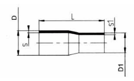 PP-H 对焊管件  同心变径/长口
