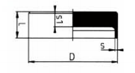 PVDF 对焊管件 管帽/短口